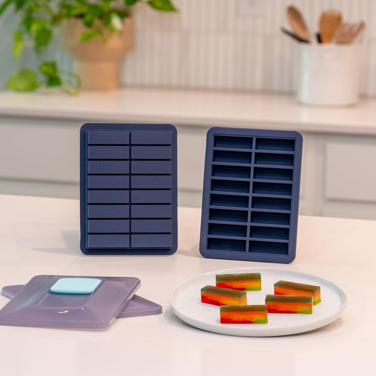 Magical Butter Premium Blue Raspberry Gummy Mix – Organic, Sugar-Free Gelatin Powder for Homemade Gummies – Easy-to-Use Candy Making Mix