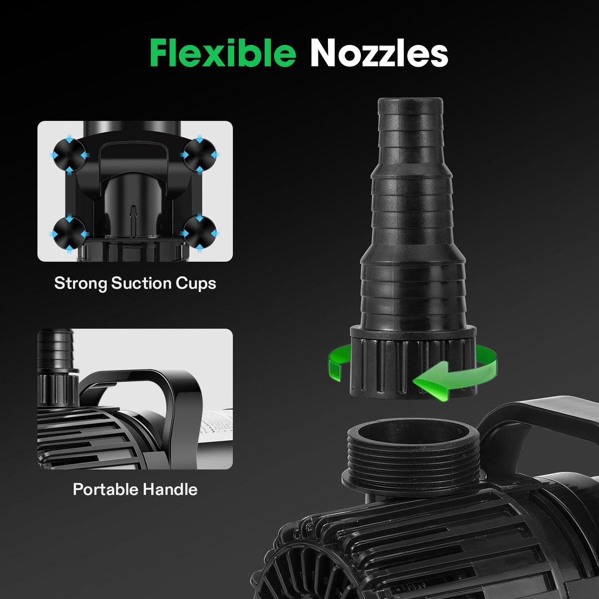 VIVOSUN Submersible Water Pumps, Multiple Flow Options