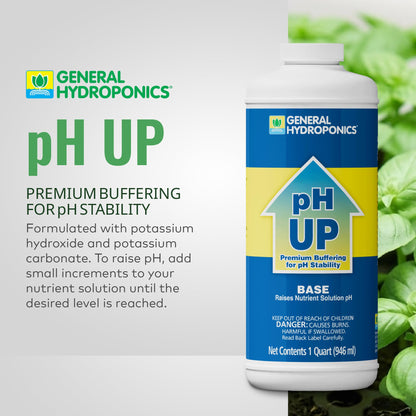 General Hydroponics pH Adjusters, Up and Down Options