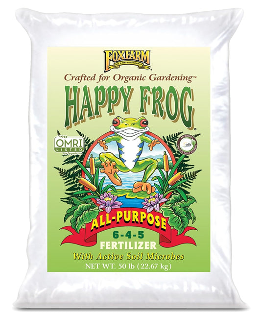 FoxFarm Happy Frog All Purpose Fertilizer 50 lb Bag