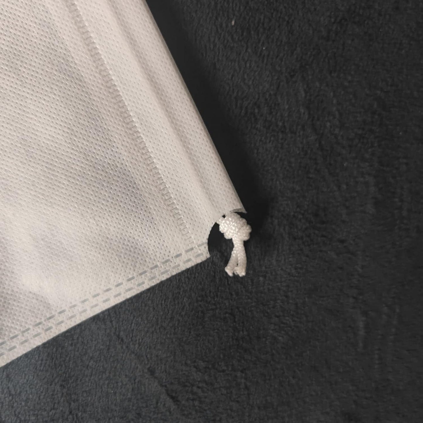 Microscope Dust Cover 15.5" x 18.5" (39.5cm x 48cm), White Fabric