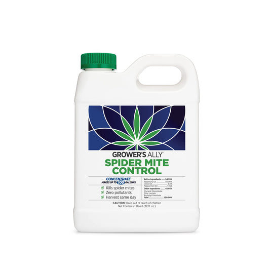 Grower's Ally Spider Mite Control Spray Ready to Use 24 oz | Natural Spider Mite & Insect Killer with Rosemary Oil - Trusted by Cultivators for Indoor and Outdoor Use, OMRI Listed