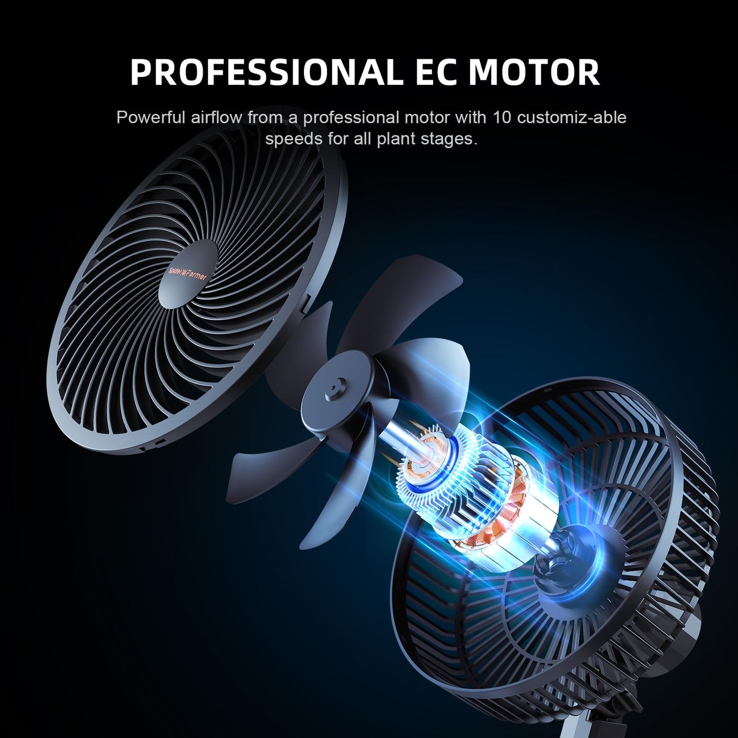 Spider Farmer Grow Tent Kit 2x2x5ft Complete System, SF1000D Samsung Diodes Full Spectrum LED Grow Light 24"X24"X55" Indoor 1680D Mylar Tent with 4" Ventilation System & 6'' Clip Fan