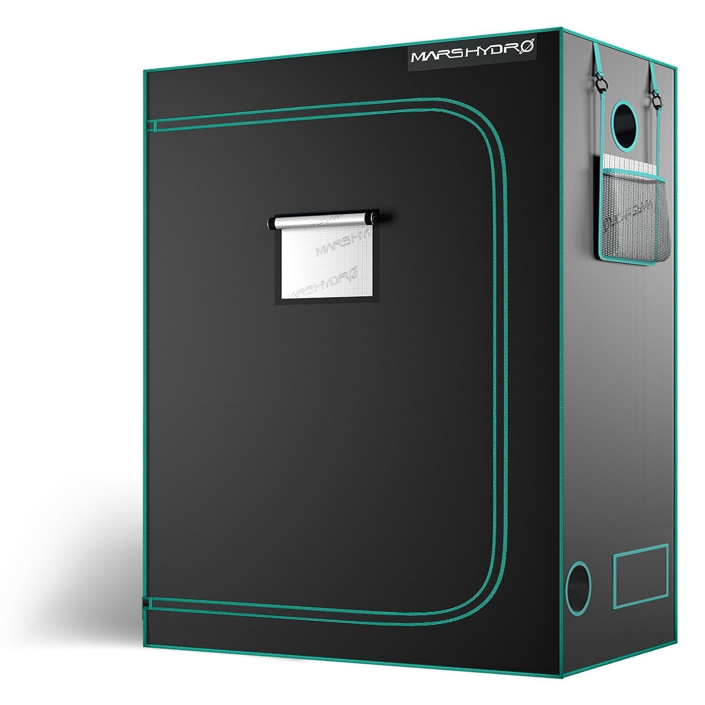 MARS HYDRO 2x2 Advanced Grow Tent, 24"x24"x55" High Reflective Mylar 1680D for Hydroponics Indoor Plant Growing, with Observation Window,Floor Tray and Smooth Zipper for TS600/TS1000