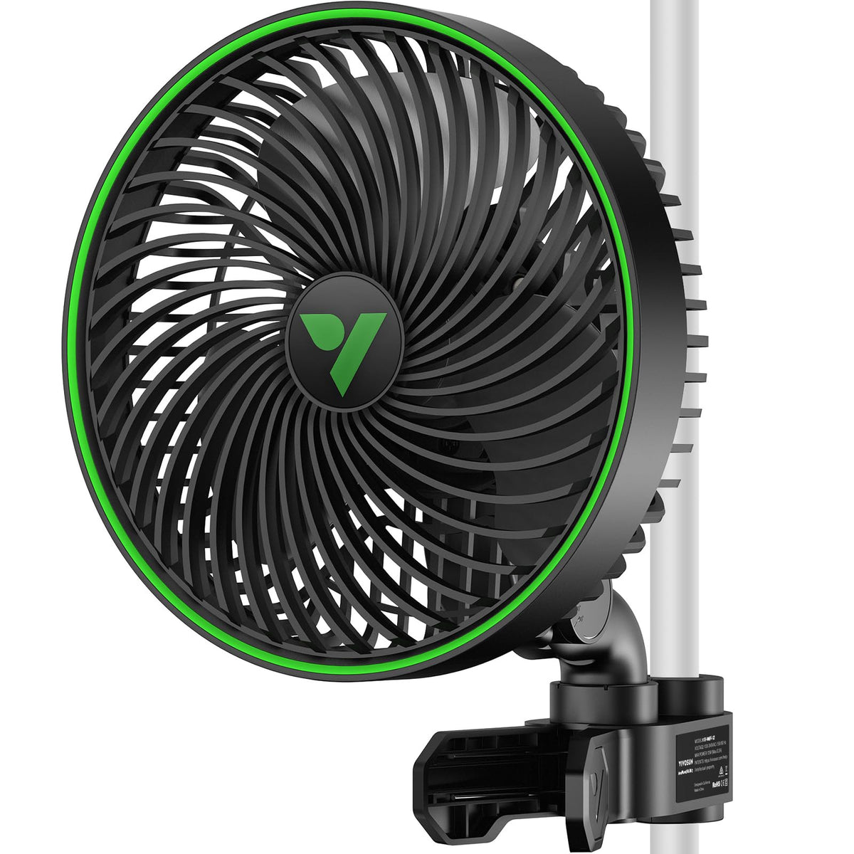 VIVOSUN AeroWave Oscillating Clip Fans, Size and Pack Options