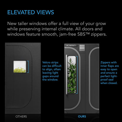 AC Infinity CLOUDLAB Grow Tents, Size and Layout Options