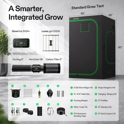 VIVOSUN Smart Grow Tent Kits, Multiple Sizes