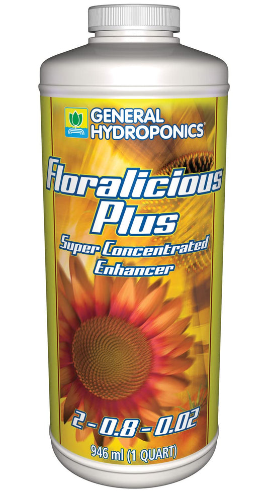 General Hydroponics Floralicious Plus, Vitality Plant Food, 2-0.8-0.5, 1 pt.