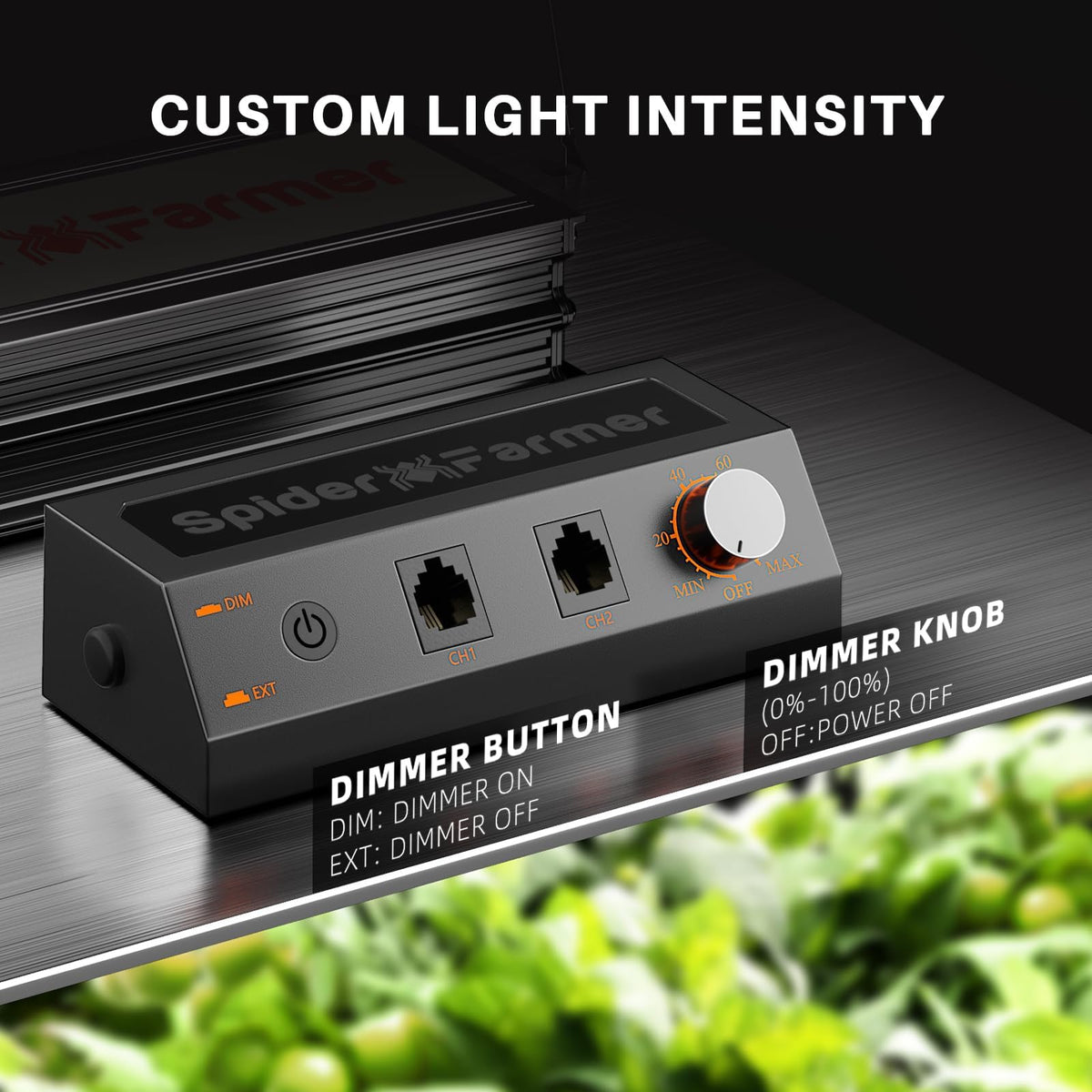 Spider Farmer SF1000 LED Grow Lights for Indoor Plants in 2x2/3x3 Grow Tent