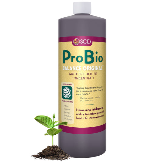 ProBio Balance Original - Make 20X More Farm & Garden Soil Conditioner, Super Concentrate of Effective Beneficial Microorganisms, OMRI-Listed for Organic Farms Gardens – by SCD Probiotics (1 Liter)