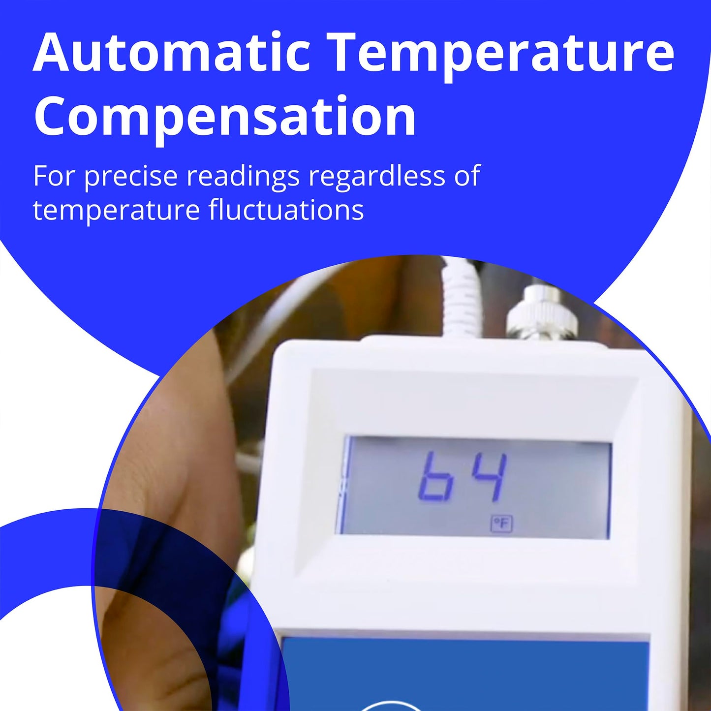 Bluelab Combo Meter for pH, Temperature & Conductivity in Water - Easy Calibration, Digital EC/TDS/PPM Tester for Hydroponics & Indoor Plants (METCOM)