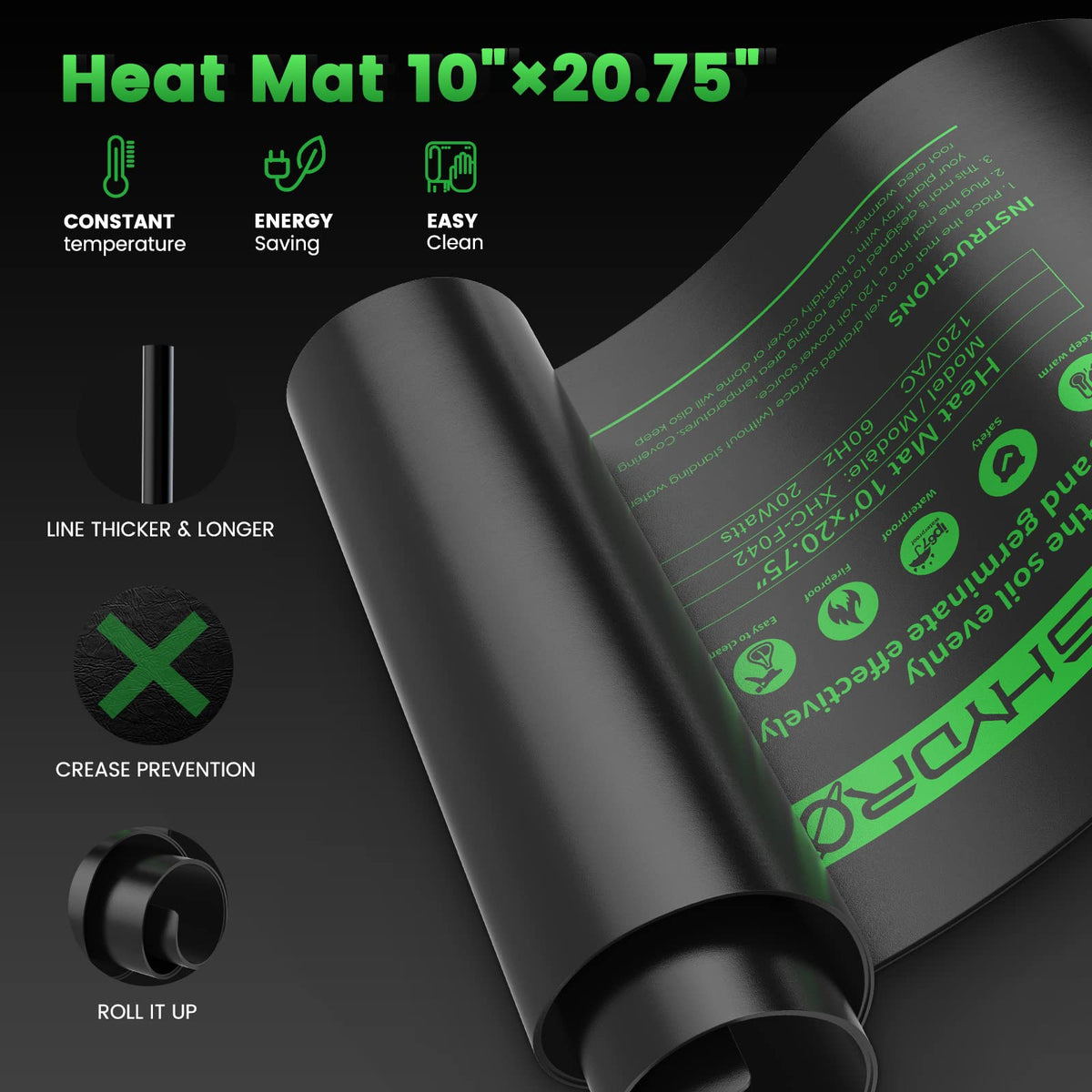 MARS HYDRO Seedling Heat Mats and Kits, Multiple Sizes