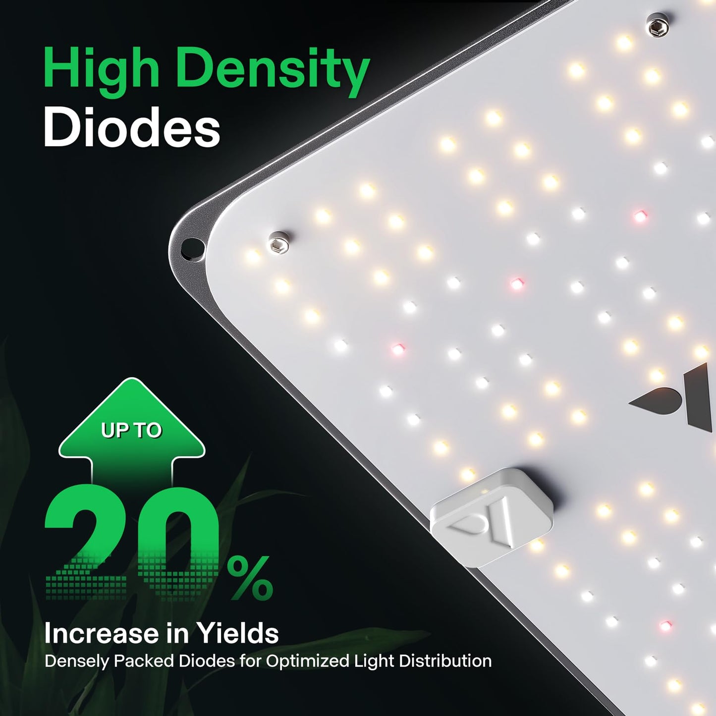 VIVOSUN 2-Pack VS1000E LED Grow Light with Samsung Diodes, Sunlike Full Spectrum Plant Light for Indoor Plants Seedling Veg and Bloom in 2x2/3x3 Grow Tents Greenhouses