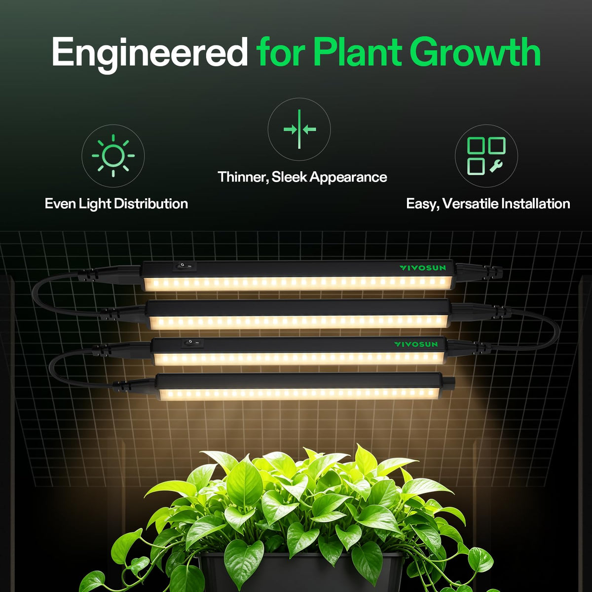 VIVOSUN T5 Grow Lights, Length, Color and Pack Options