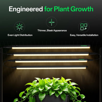 VIVOSUN T5 Grow Lights, Length, Color and Pack Options