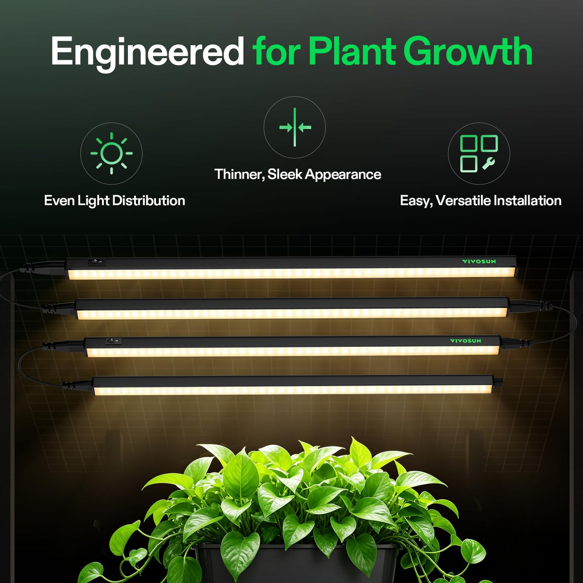VIVOSUN T5 Grow Lights, Length, Color and Pack Options