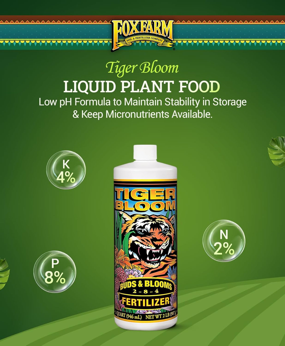 FoxFarm Tiger Bloom Liquid Plant Food