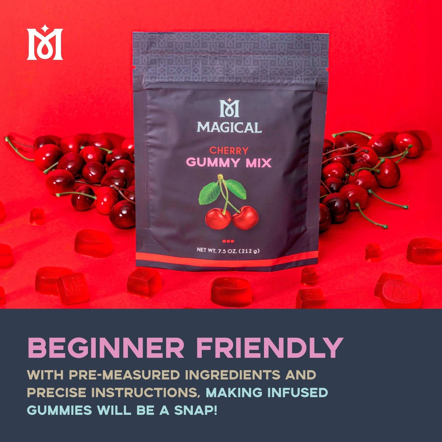 Magical Butter Normal Gummy Mix 4 Pack – Watermelon & Orange – Easy, Warm-Water Candy Mix for Homemade Gummies