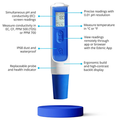 Bluelab OnePen pH, Conductivity and Temperature Meter