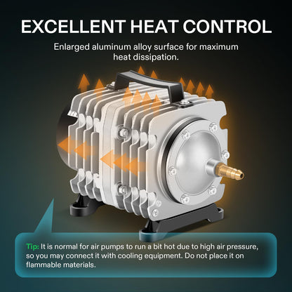VIVOSUN Aquarium Air Pumps, Multiple Flow Options