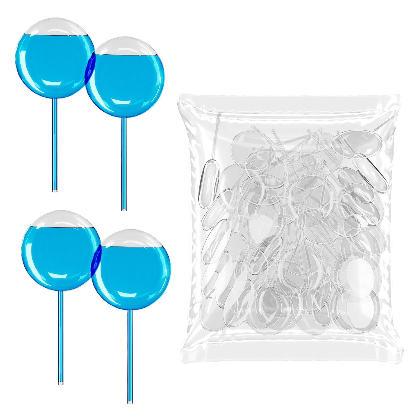 [Heart Style] Vabiooth 50Pcs 4mL Cupcakes Disposable Plastic Transfer Pipettes Liquid Dropper for Chocolate or Strawberries Cupcakes, Ice Cream, Mini Cakes, Waffles, Children's Painting