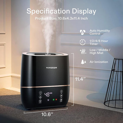 VIVOSUN Mist Humidifiers, Model and Capacity Options