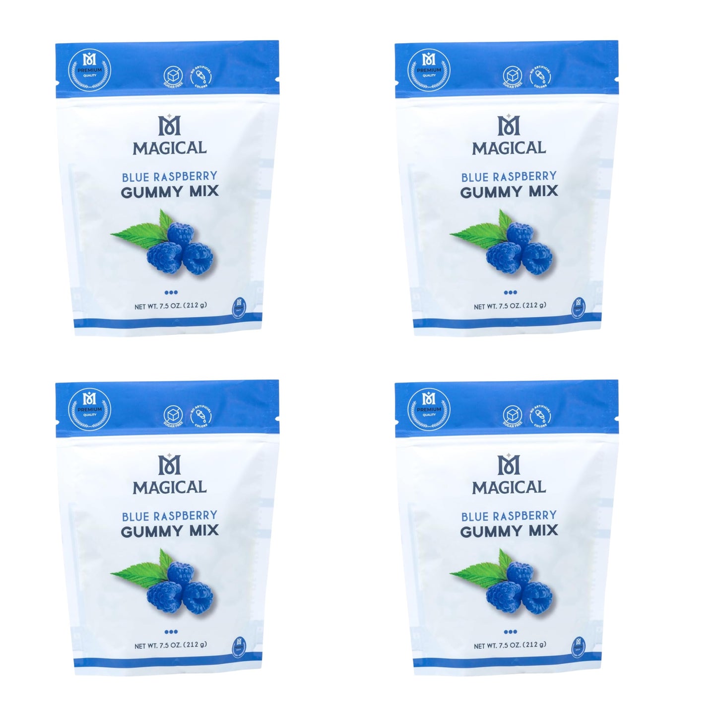 Magical Butter Premium Blue Raspberry Gummy Mix – Organic, Sugar-Free Gelatin Powder for Homemade Gummies – Easy-to-Use Candy Making Mix