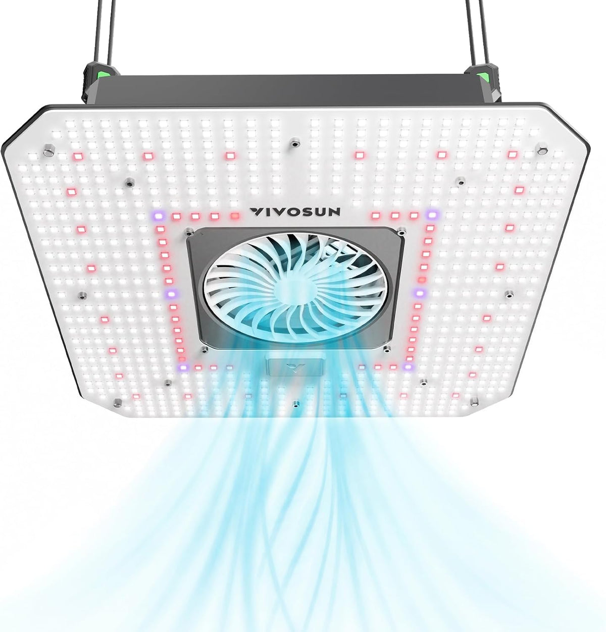 VIVOSUN AeroLight 180W LED Grow Light, Full Spectrum Plant Light with Fan
