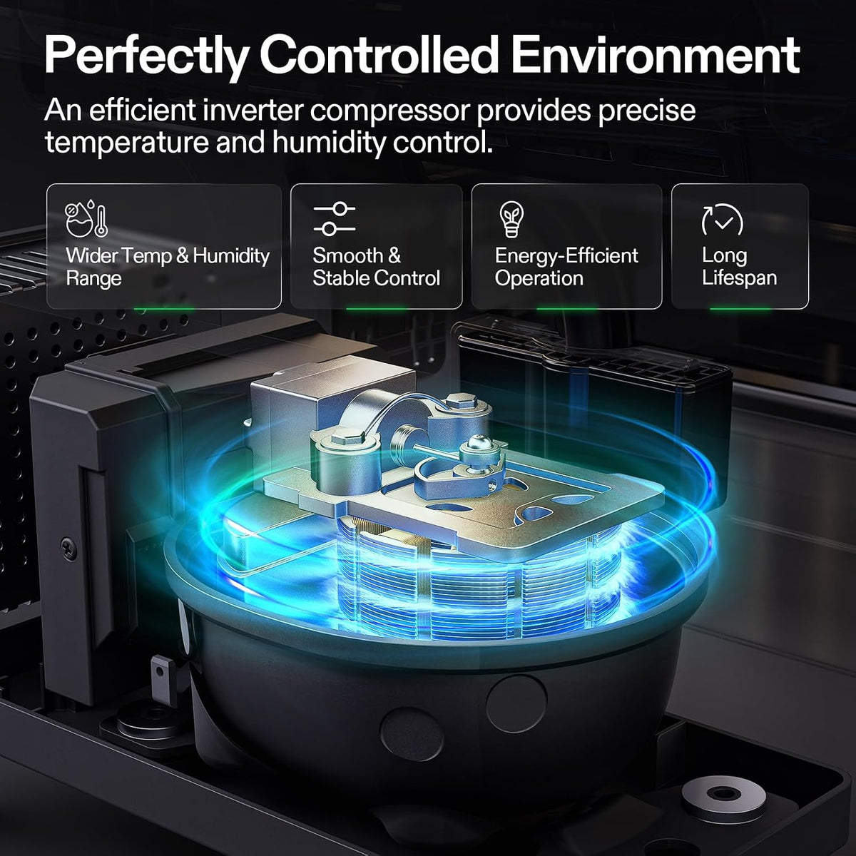 VIVOSUN VCure Smart Post-Harvest Box with Temp & Humidity Control