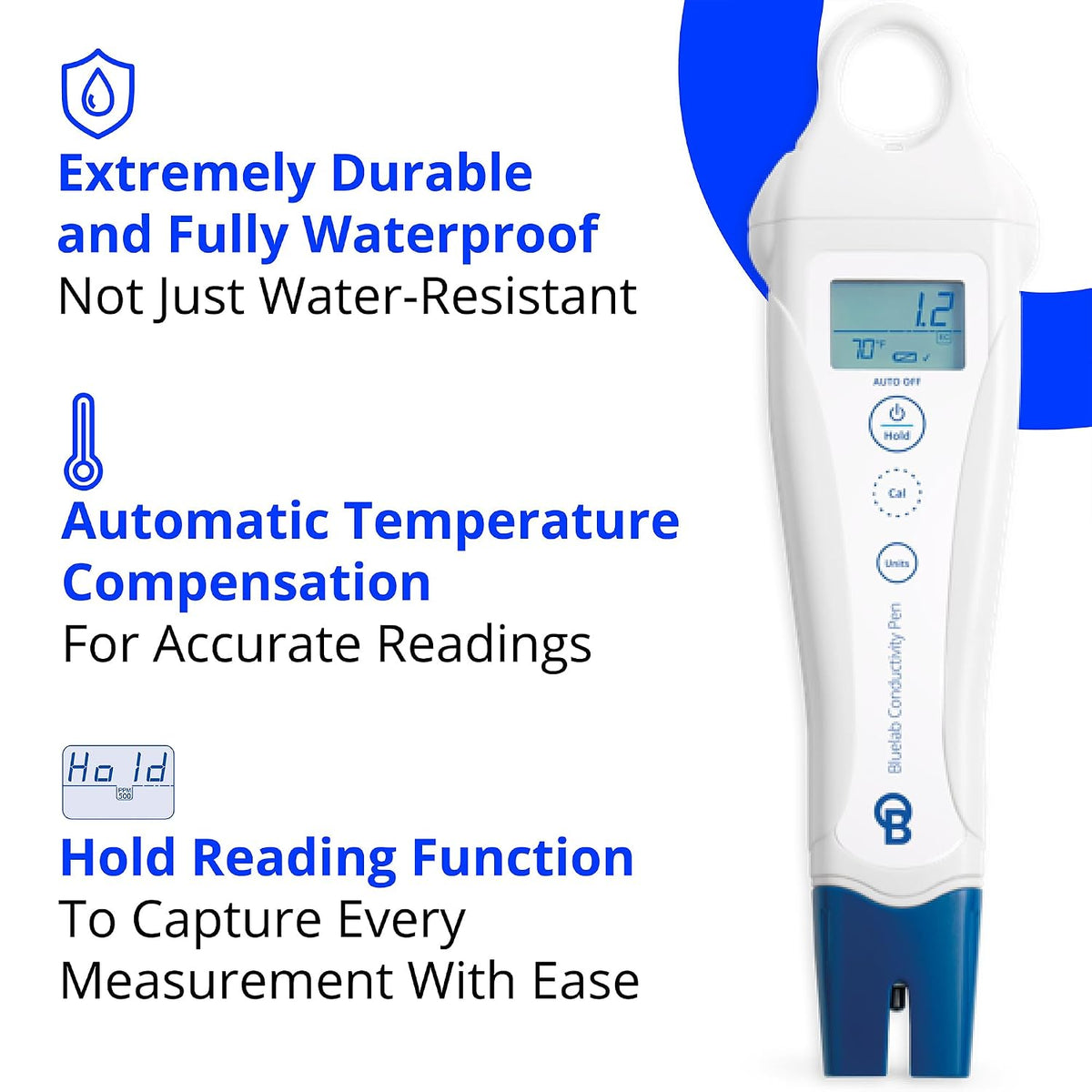 Bluelab Conductivity Pen and Temperature Meter