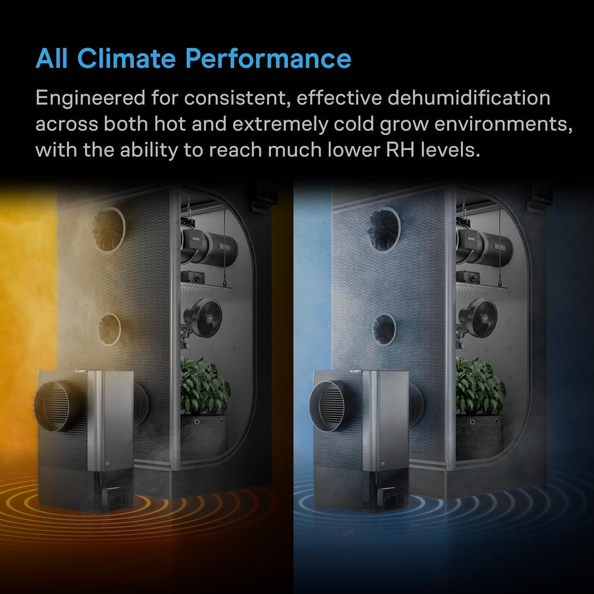 AC Infinity HYDRONE Plant Dehumidifiers, Model Options