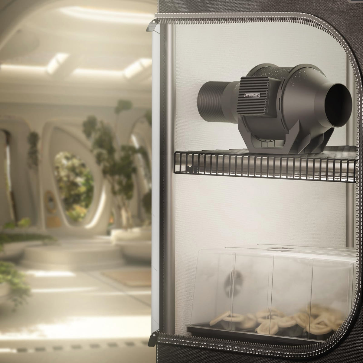 AC Infinity Inline Duct Fans with Controller Options