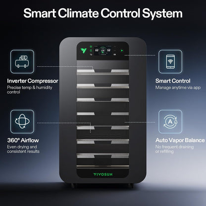 VIVOSUN VCure Smart Post-Harvest Box with Temp & Humidity Control