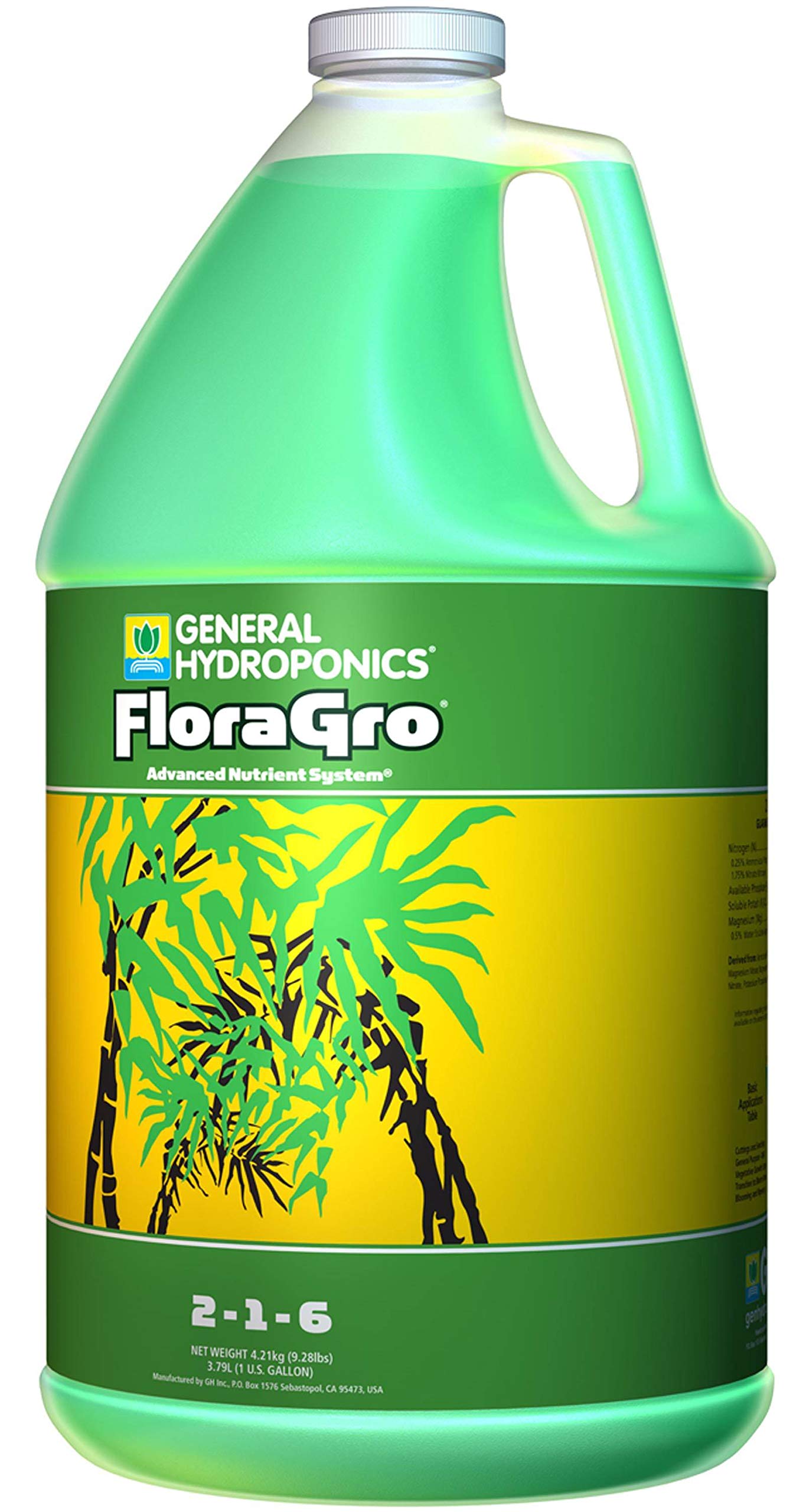 General Hydroponics FloraBloom 0-5-4, Use With FloraMicro & FloraGro for a Tailor-Made Nutrient Mix, Provides Nutrients for Reproductive Growth, Ideal for Hydroponics, 1-Quart
