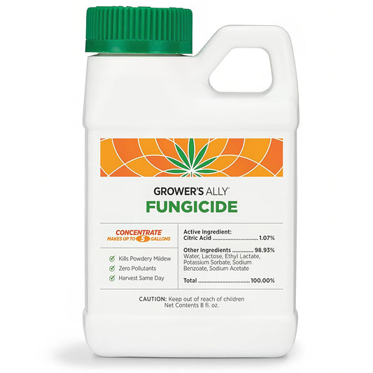 Grower's Ally Fungicide Spray for Plants Ready-to-Use 24 oz | Plant Fungicide Treatment Control for Powdery Mildew, Fungus and More - Trusted by Cultivators for Indoor & Outdoor Use, OMRI Listed