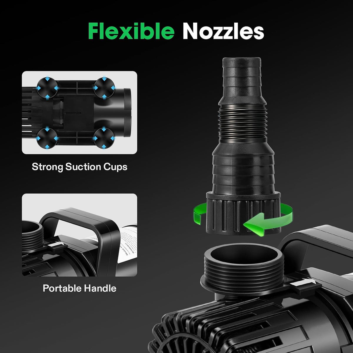 VIVOSUN Submersible Water Pumps, Multiple Flow Options