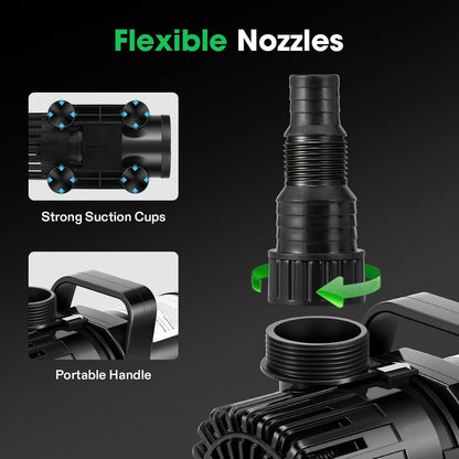 VIVOSUN Submersible Water Pumps, Multiple Flow Options