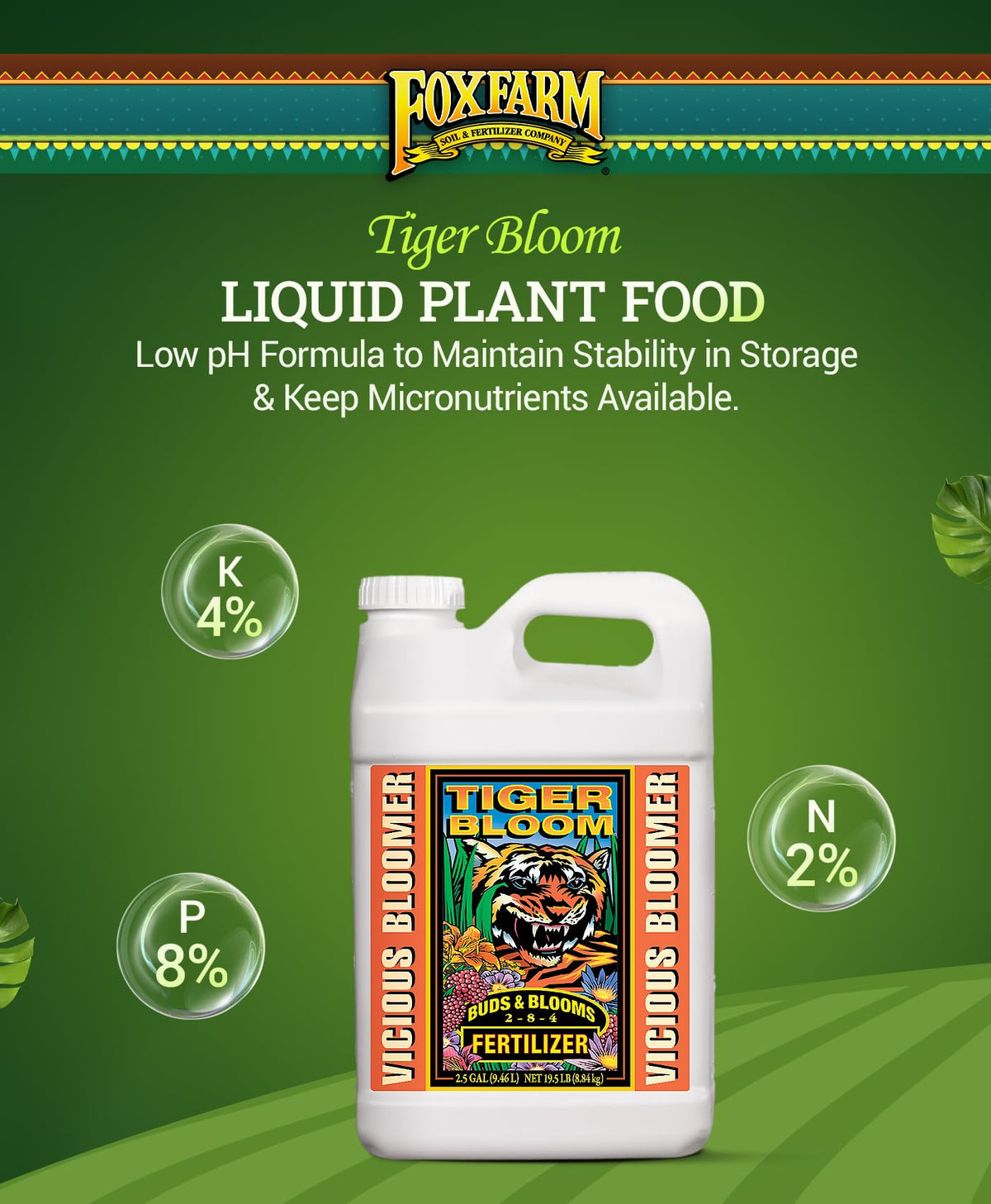 FoxFarm Tiger Bloom Liquid Plant Food