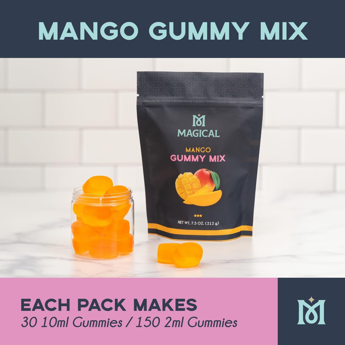 Magical Butter Normal Gummy Mix 4 Pack – Watermelon & Orange – Easy, Warm-Water Candy Mix for Homemade Gummies