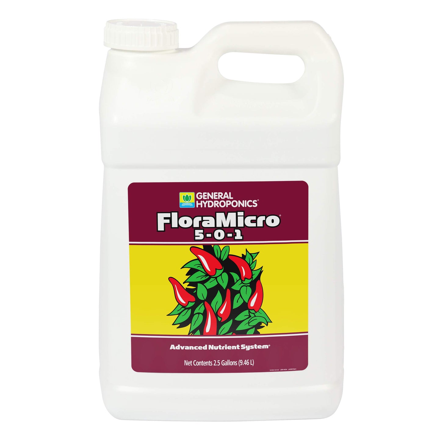 General Hydroponics FloraMicro 5-0-1, Use with FloraBloom & FloraGro For A Tailor-Made Nutrient Mix Ideal for Hydroponics, 1-Quart