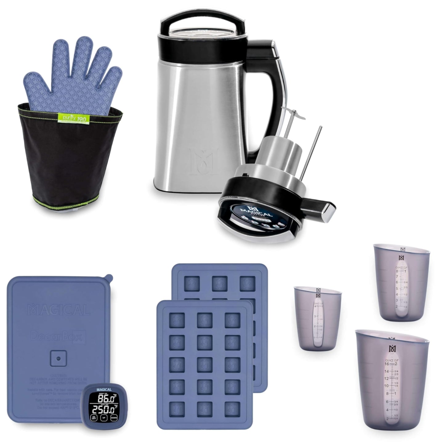 Magical Butter MB2E Machine – Easy Automated Infuser for Oils, Butters, Tinctures & More – Hands-Free Kitchen Botanical Extractor