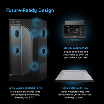 AC Infinity CLOUDLAB Grow Tents, Size and Layout Options