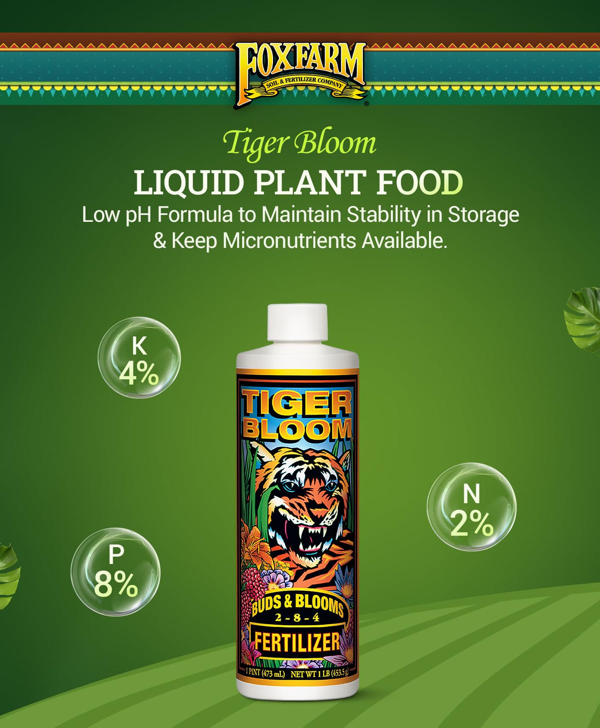 FoxFarm Tiger Bloom Liquid Plant Food