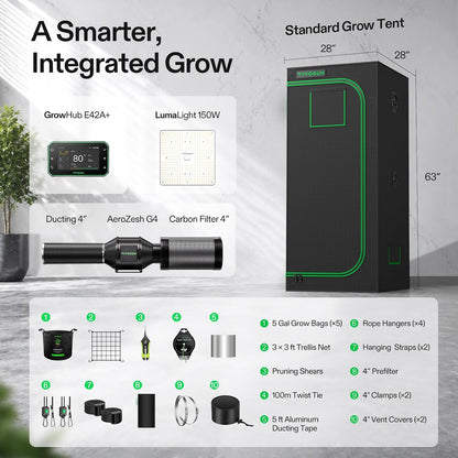 VIVOSUN Smart Grow Tent Kits, Multiple Sizes