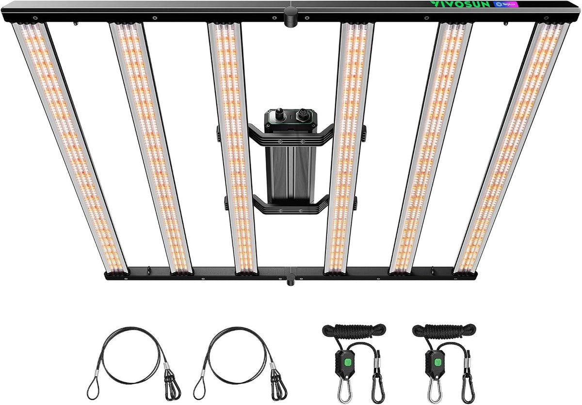 VIVOSUN LumaLight 500W LED Grow Light, Full Spectrum Indoor Plant Light