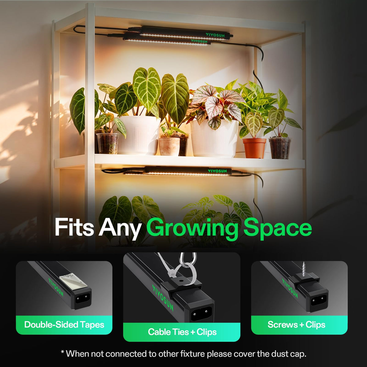 VIVOSUN T5 Grow Lights, Length, Color and Pack Options