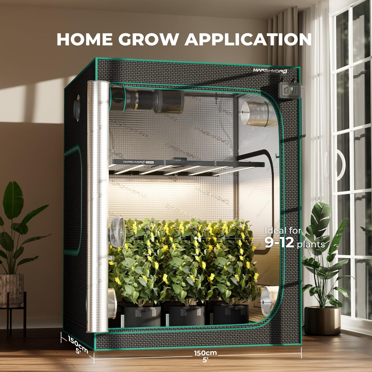 MARS HYDRO FC-E Series Grow Lights, Multiple Coverage Options