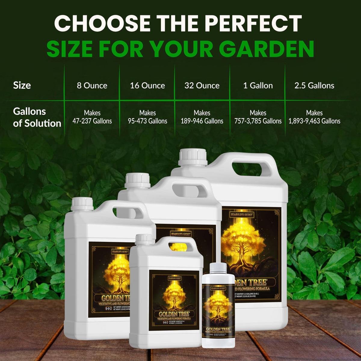 Humboldts Secret Golden Tree Plant Food
