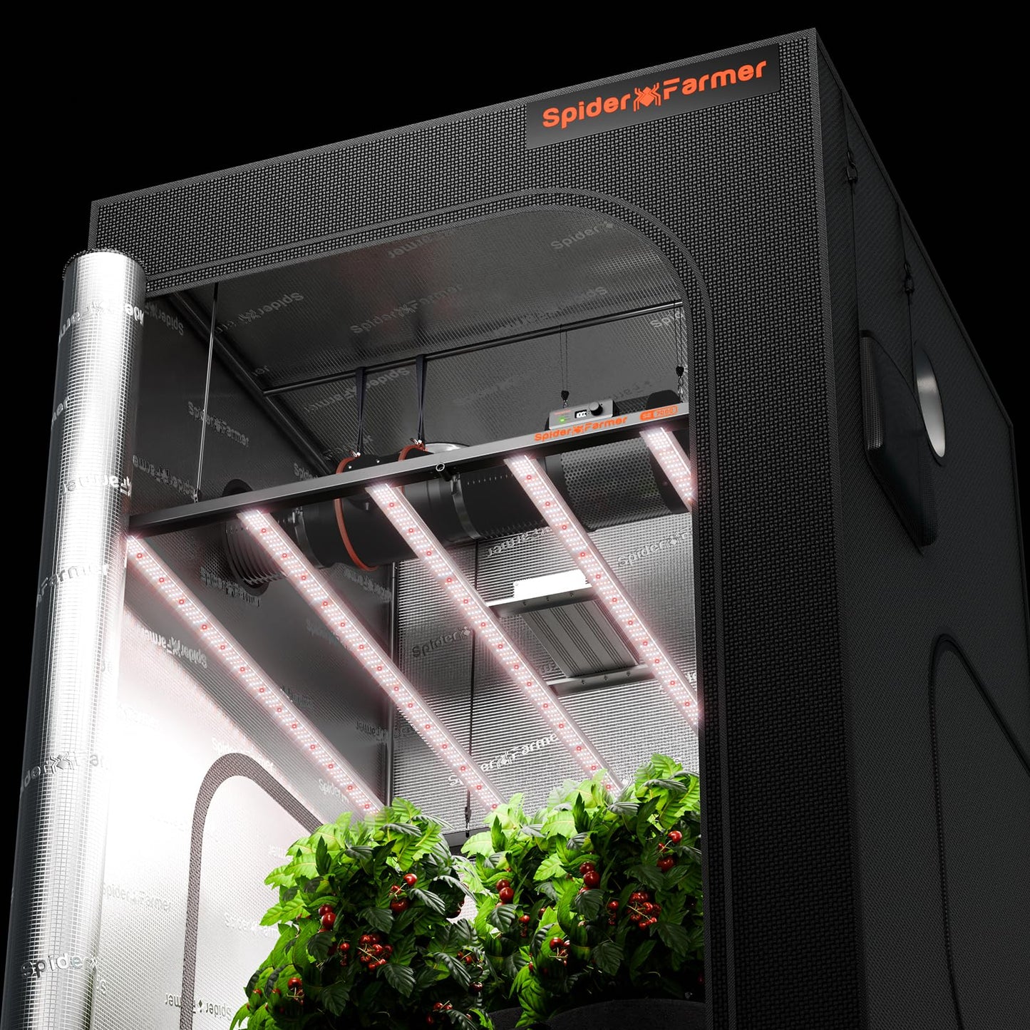 Spider Farmer SE3000 LED Grow Lights 300W, Samsung LM301H EVO Diodes, 2025 Upgraded Remote App Control, 3x3ft Coverage Bar Style Grow Light, Full Spectrum Dimmable Grow Lamp for Indoor Plants