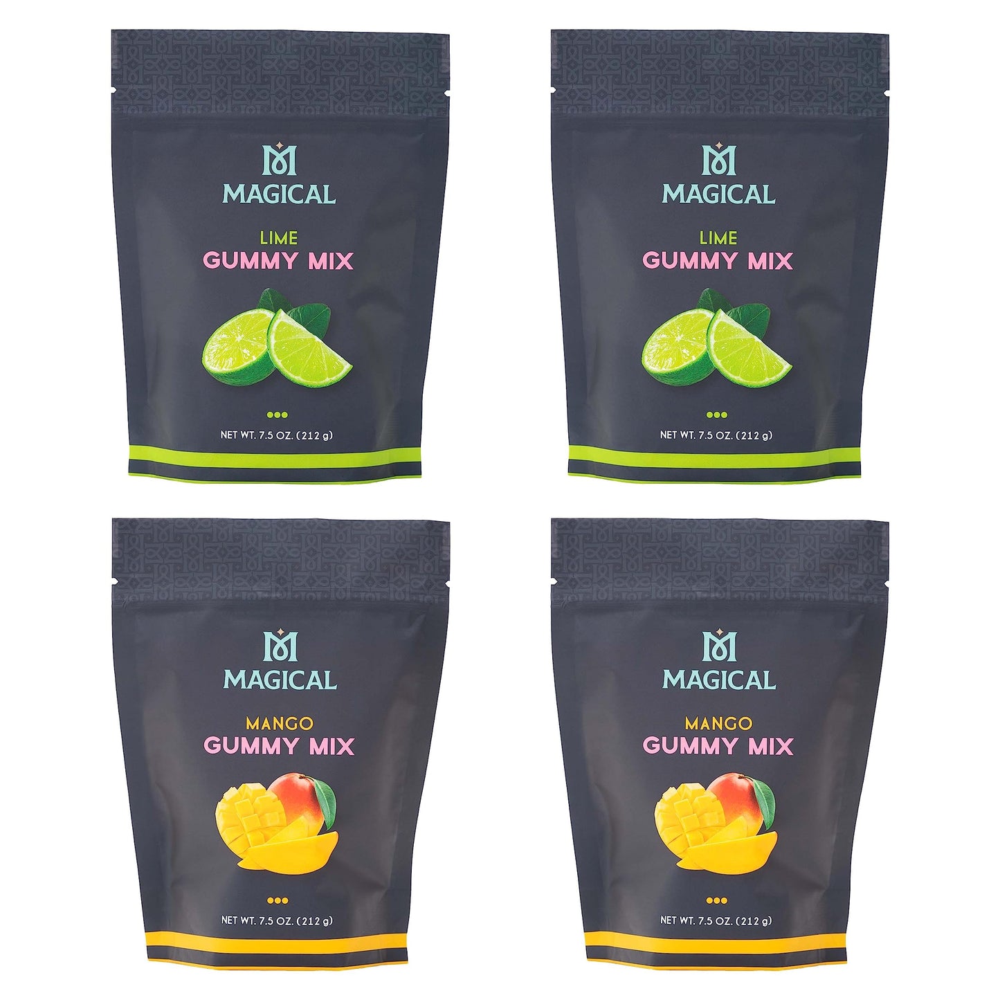 Magical Butter Normal Gummy Mix 4 Pack – Watermelon & Orange – Easy, Warm-Water Candy Mix for Homemade Gummies